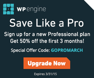 WPEngine March Coupon